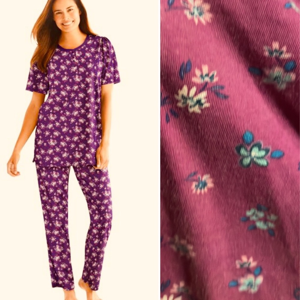 Dreams Co. 2 PC Floral Pajama Set